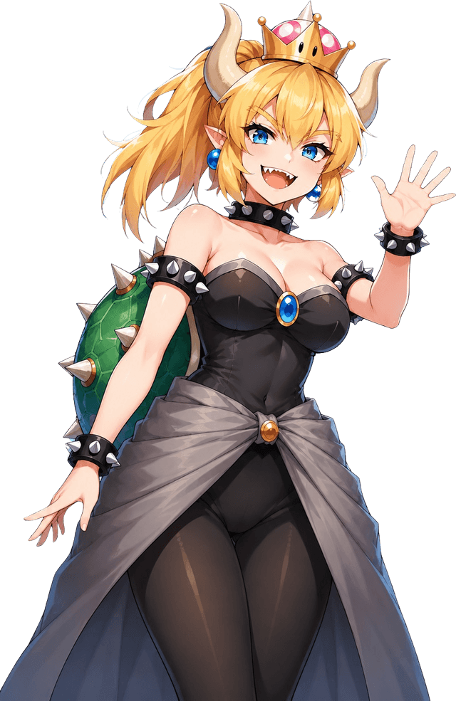 Bowsette greeting